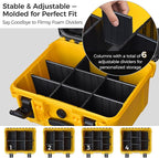 Case for Dewalt Battery, Hard Storage Organizer Box for 12V/20V/60V Battery and - Image 2