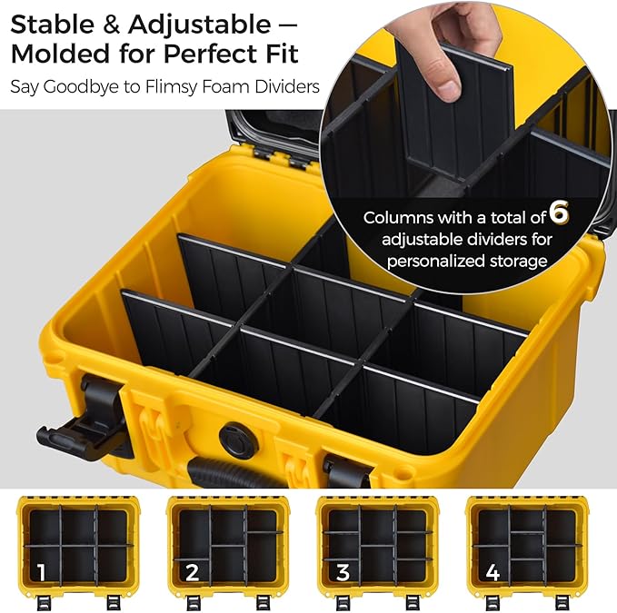 Case for Dewalt Battery, Hard Storage Organizer Box for 12V/20V/60V Battery and - Image 2