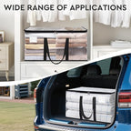 HomeHacks Clear Moving Bags Heavy Duty 8 Pack, Storage Bags - Image 4