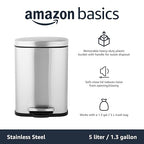 Amazon Basics Smudge Resistant Rectangular Trash Can - Image 5