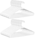 SUPER DEAL Plastic Hangers 100 Pack, Clothes Hangers by Superdeal