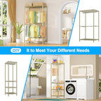 Ulif E10 Clothes Rack（With Stretchable Hanger Rod）Freestanding Clothing Racks - Image 6