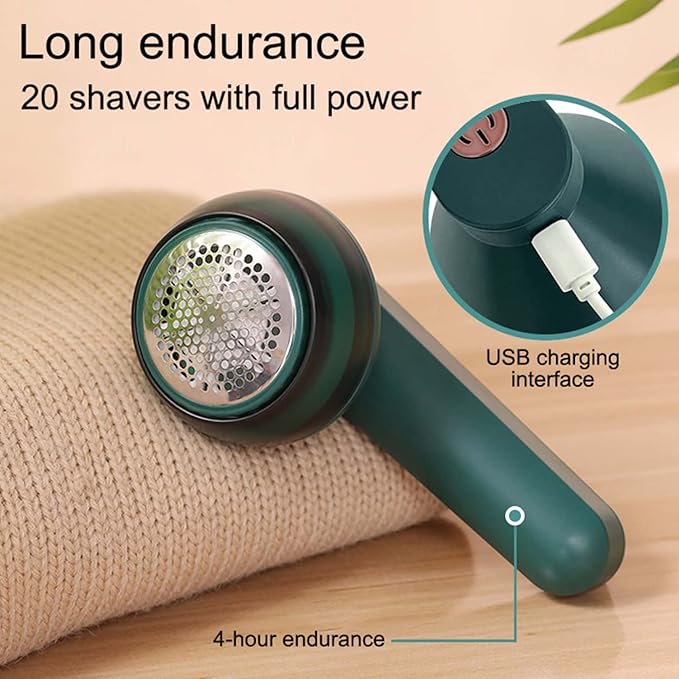 Lint Shavers, Fabric Shaver USB Rechargeable Lint Remover Electric Lint Shaver - Image 2
