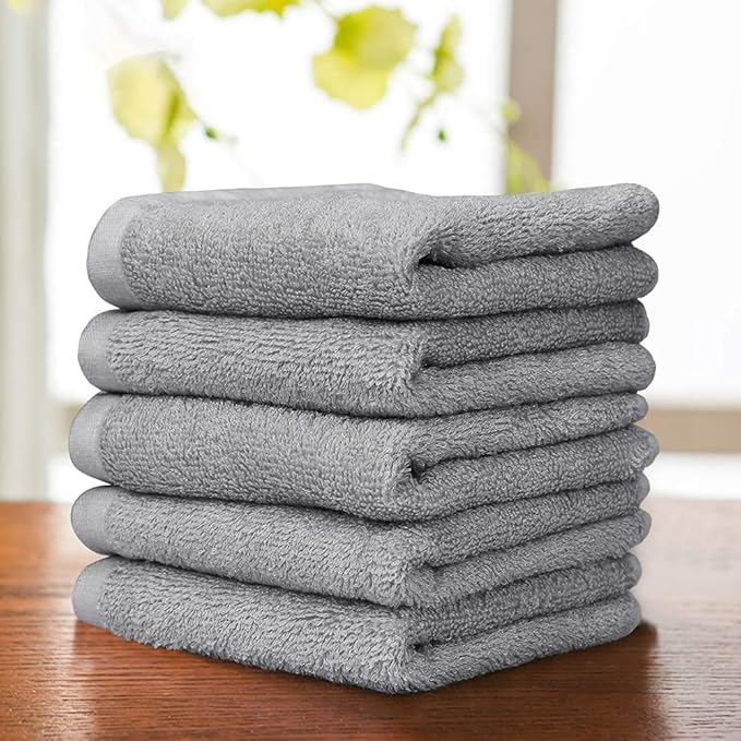Yoofoss Luxury Washcloths Towel Set 10 Pack Baby Wash Cloth - Image 3