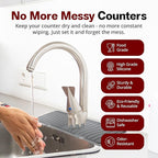 Odrago Silicone Faucet Mat, Countertop and Kitchen Sink Splash Guard, Anti-Slip - Image 3