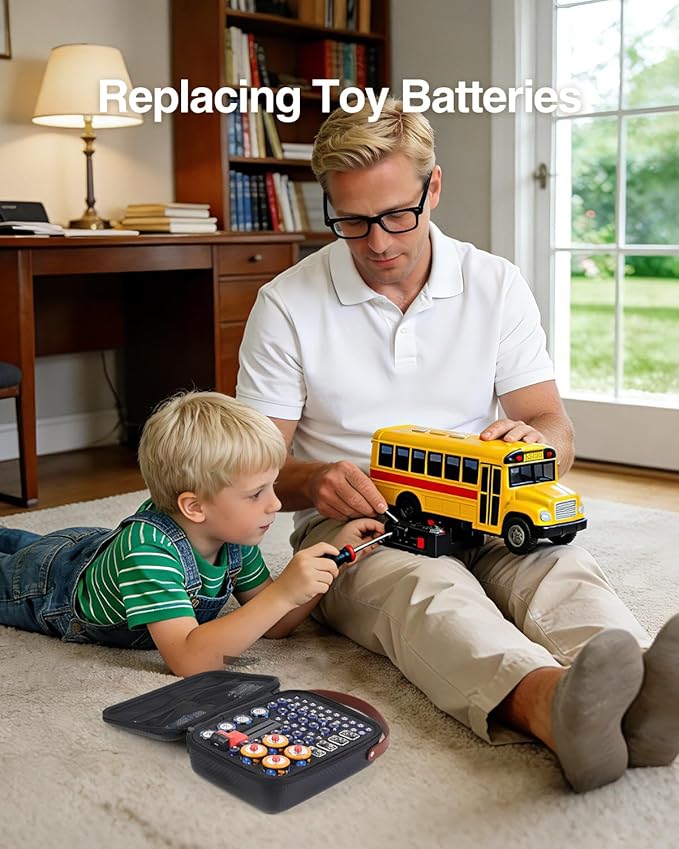 Luxtude Small Battery Organizer Storage Case - Image 7