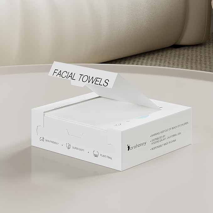 Disposable Face Towels Travel, Ultra Soft Facial Towels - Image 7