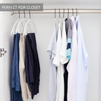 MIZGI Premium Velvet Hangers 50 Pack Heavyduty- Non Slip No Shoulder Bump Suit - Image 6