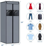 Zilink Garment Bags for Hanging Clothes 54" Hanging Storage Bags for Clothes - Image 4