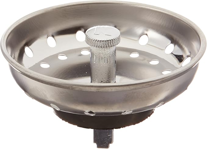 Plumb Pak K22022 Replacement Fixed Post Strainer Basket, Stainless Steel by Plumb+Pak