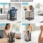 BOTEMY Toothbrush Holders with Quick Drying Mat—Black Toothbrush and Toothpaste - Image 7