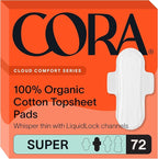 Cora 100% Organic Cotton Topsheet Pads by Cora