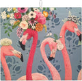 Flamingo Flowers Dish Drying Mat 16x18 Inch, Microfiber Absorbent Fast Dry Mat by Unknown