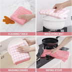 Homaxy Premium Cotton Kitchen Towels 16"x 28", Large Natural Ring Spun 390 GSM - Image 4
