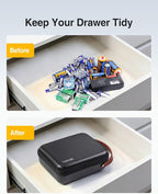 Luxtude Small Battery Organizer Storage Case - Image 4