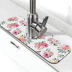 Pink Red Rose Roses Floral Flower Kitchen Sink Splash Guard Faucet Mat Super by Unknown