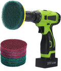Kichwit 4 Inch Drill Power Brush Tile Scrubber Scouring Pads Cleaning Kit by Kichwit
