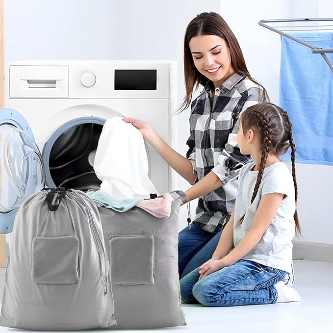 JHX Travel Laundry Bag, Dirty Clothes Bag 【Upgraded】 - Image 7