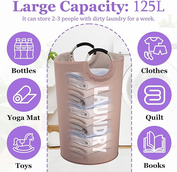125L Extra Large Laundry Basket - Image 2