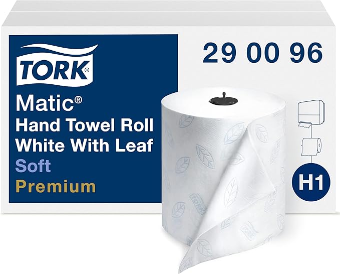 Tork Matic Soft Hand Towel Roll & Mini Jumbo Bath Tissue Roll - Image 2
