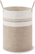 VIPOSCO Large Laundry Hamper, Tall Woven Rope Storage Basket - Image 8