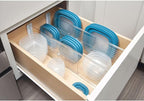iDesign Recycled Plastic Adjustable Drawer Dividers–- Set of 2 - Image 3