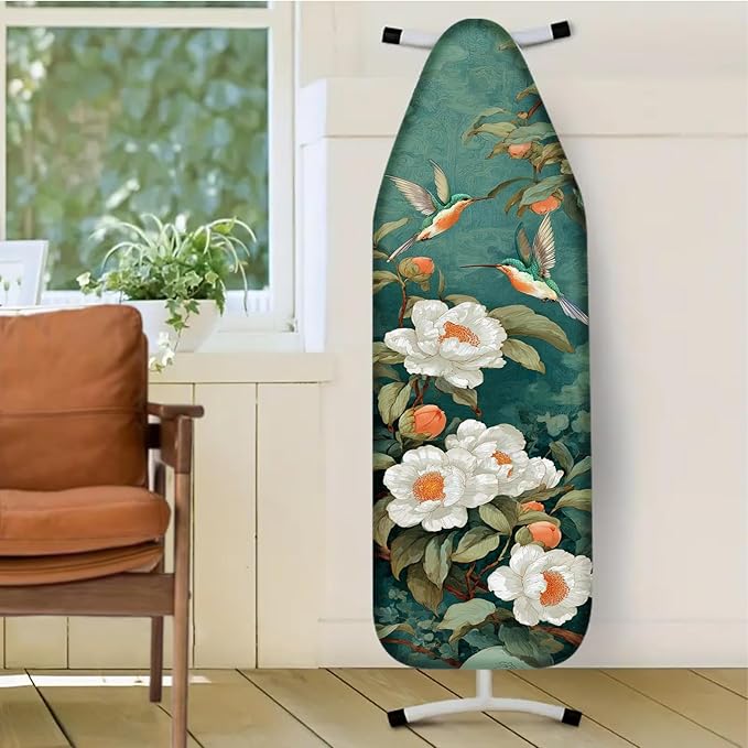 Nuxovilar Hummingbird & Peony Ironing Board Cover, 15 * 54inch, Fit Most - Image 2