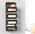 Simple Houseware 4 Clear Window Pocket Over Closet Door Storage Hanging - Image 6