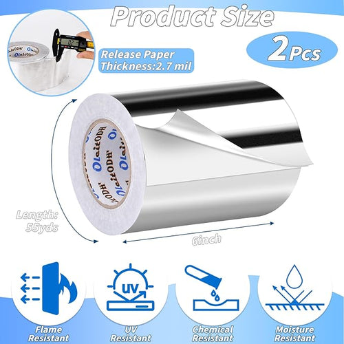 2 Pack Aluminum Foil Tape Bulk - Image 2