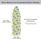 Blue Floral Ironing Board Cover Standard Ironing Board Full Size - Image 5