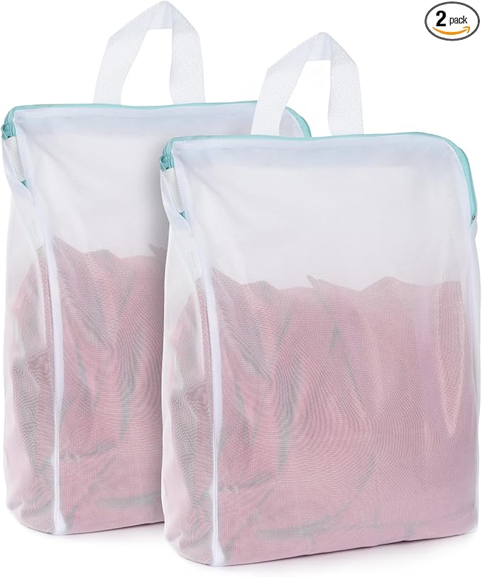 OTraki 12x16 Inch Mesh Laundry Bag 2 Pack Small Lingerie Bags by OTraki