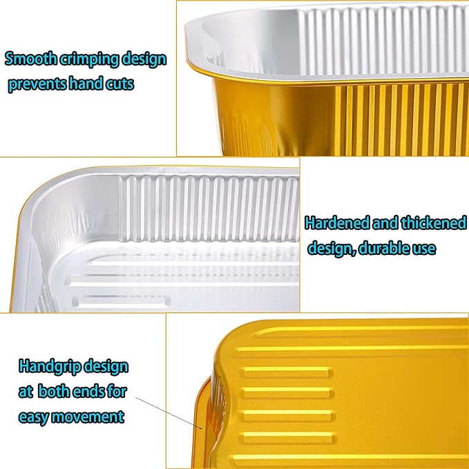 Gold Aluminum Foil Baking Pans - Image 8