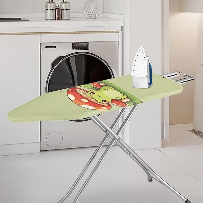 Cute Mushroom Frog Ironing Board Cover and Pad 15x54 Heavy Duty Padding - Image 2