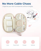 BAGSMART Cord Organizer Travel Cable Bag, Compact Tech Electronic Organizer - Image 2