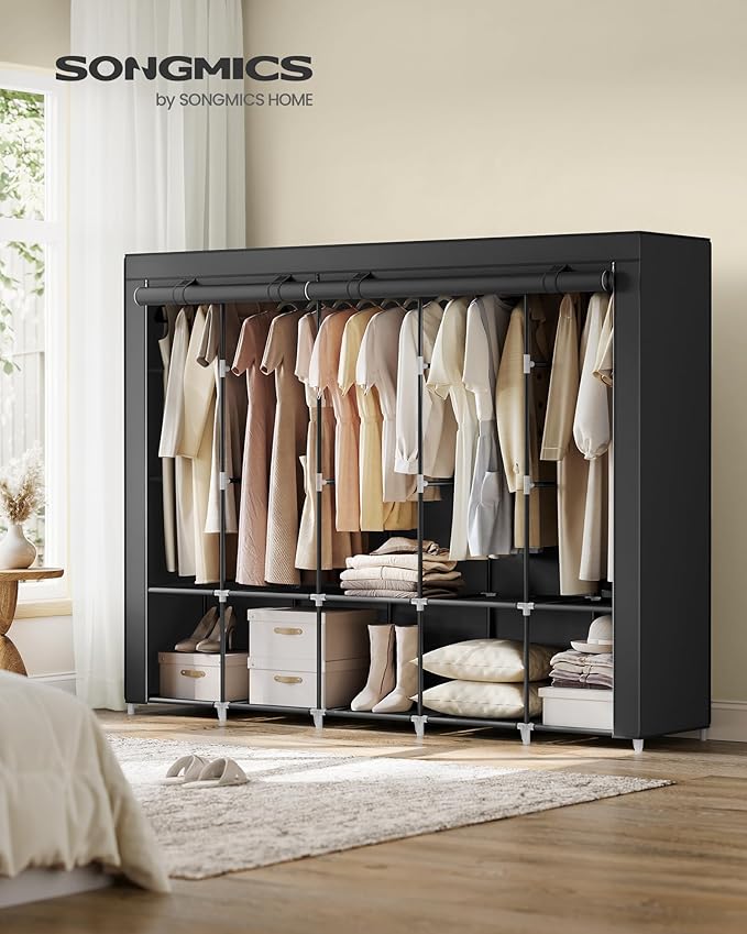 SONGMICS Portable Closet, Wardrobe Closet Organizer - Image 2