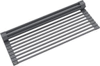 Kraus Multipurpose Workstation Sink Roll-Up Dish Drying Rack, Colander and by KRAUS