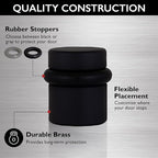 Design House 2-Pack Modern Cylindrical Floor Mounted Door Stops - Image 6