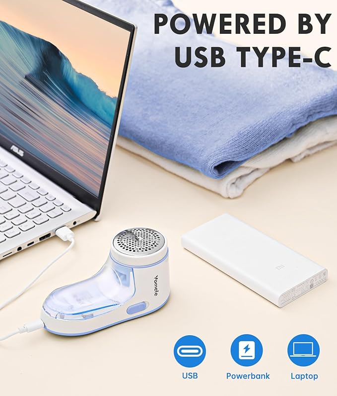 Rechargeable Fabric Shaver, Electric Lint Remover - Image 7