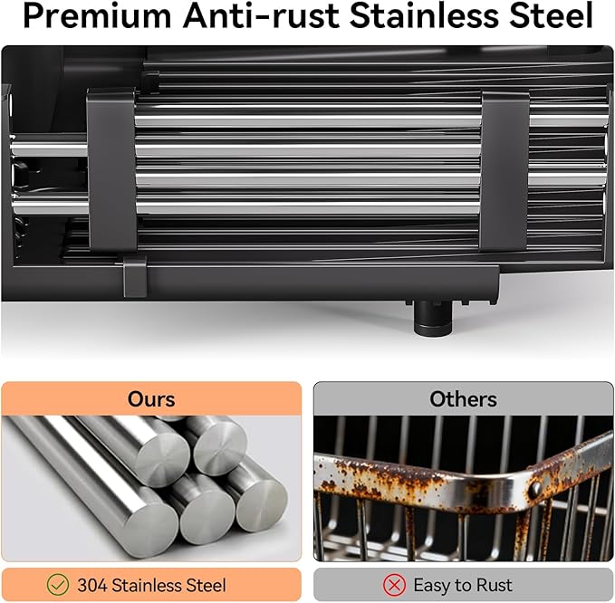 Stainless Steel Dish Drying Rack - Image 8