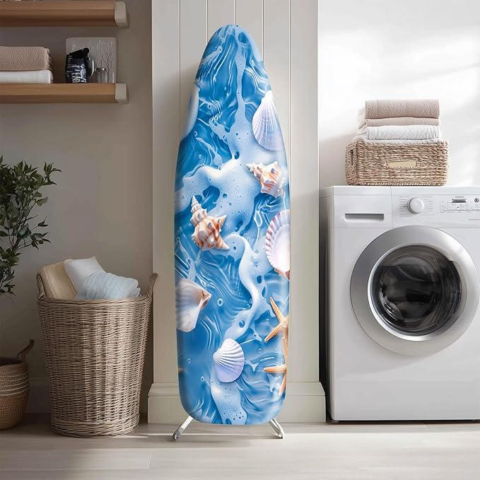 Summer Ocean Shell Ironing Board Cover Stretch Fabric - Image 2