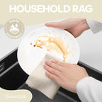 Fantasticlean Microfiber Cleaning Cloth Roll 2 Rolls 120 Pack, Tear Away - Image 3
