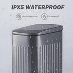 Slim Bathroom Trash Can with Lid Soft Close, Stainless Steel Garbage Can Step - Image 3