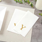 Luxenap 15.8 X 7.9 Inch Linen-Feel Guest Towels, 50 Lettered Hand Towels - Image 6