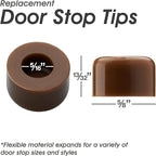 Premium Rubber Door Stop Stud Replacement Tips – Doorstopper Bumpers, Springe - Image 2