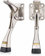 Kickdown Door Stopper 4" – 2 Pack, Heavy-Duty Commercial Foot-Operated Door by Jasluna