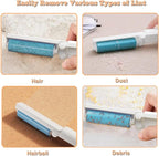 Mini Reusable Lint Roller for Travel, 8 Pack Washable Foldable Lint Remover - Image 4