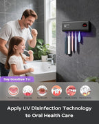 HouseGem Toothbrush Holder, Timer Function, 2000mAh Rechargeable Cordless - Image 3