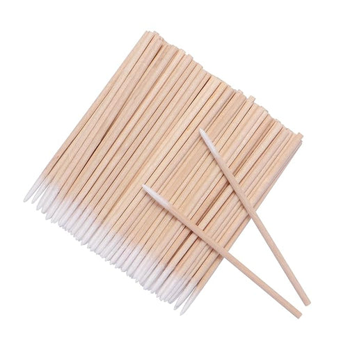 1200pcs Nails Wood Cotton Swab Cleaning 7cm Microbrush Eyelash Sticks Buds Tip - Image 2