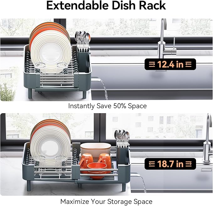Stainless Steel Dish Drying Rack - Image 4
