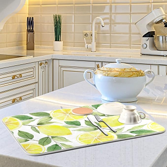 Absorbent Dish Drying Mat for Kitchen Counter - Image 6